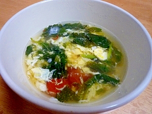 タイ風モロヘイヤスープ