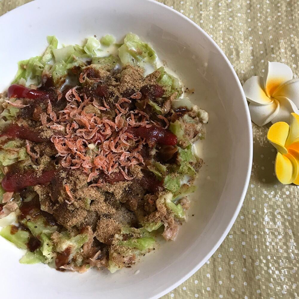 [レンジ]お好み蒸し＊ツナ＆キャベツ