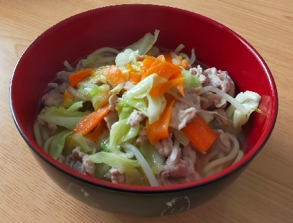 まとめ買いした中華麺はこれで消費！ちゃんぽん