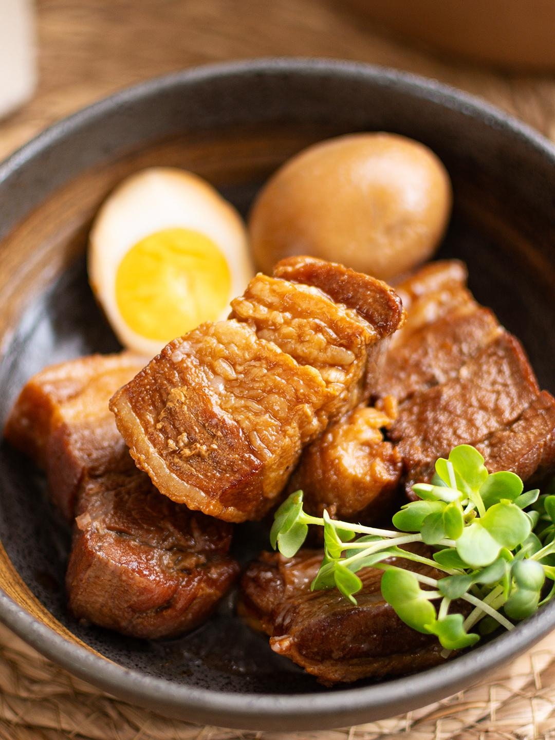 銅鍋てふてふで作る 豚の角煮
