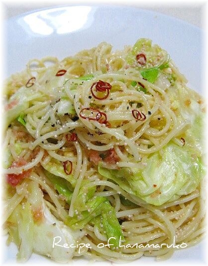 やわらかい春キャベツと明太子のぺペロンチーノ レシピ 作り方 By はなまる子 楽天レシピ やわらかい春キャベツと明太子のぺペロンチーノ レシピ 作り方 By はなまる子 楽天レシピ