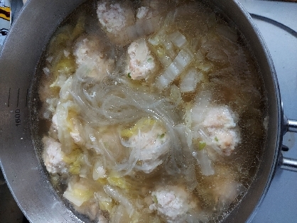 【離乳食】鶏団子＆キャベツの中華風煮