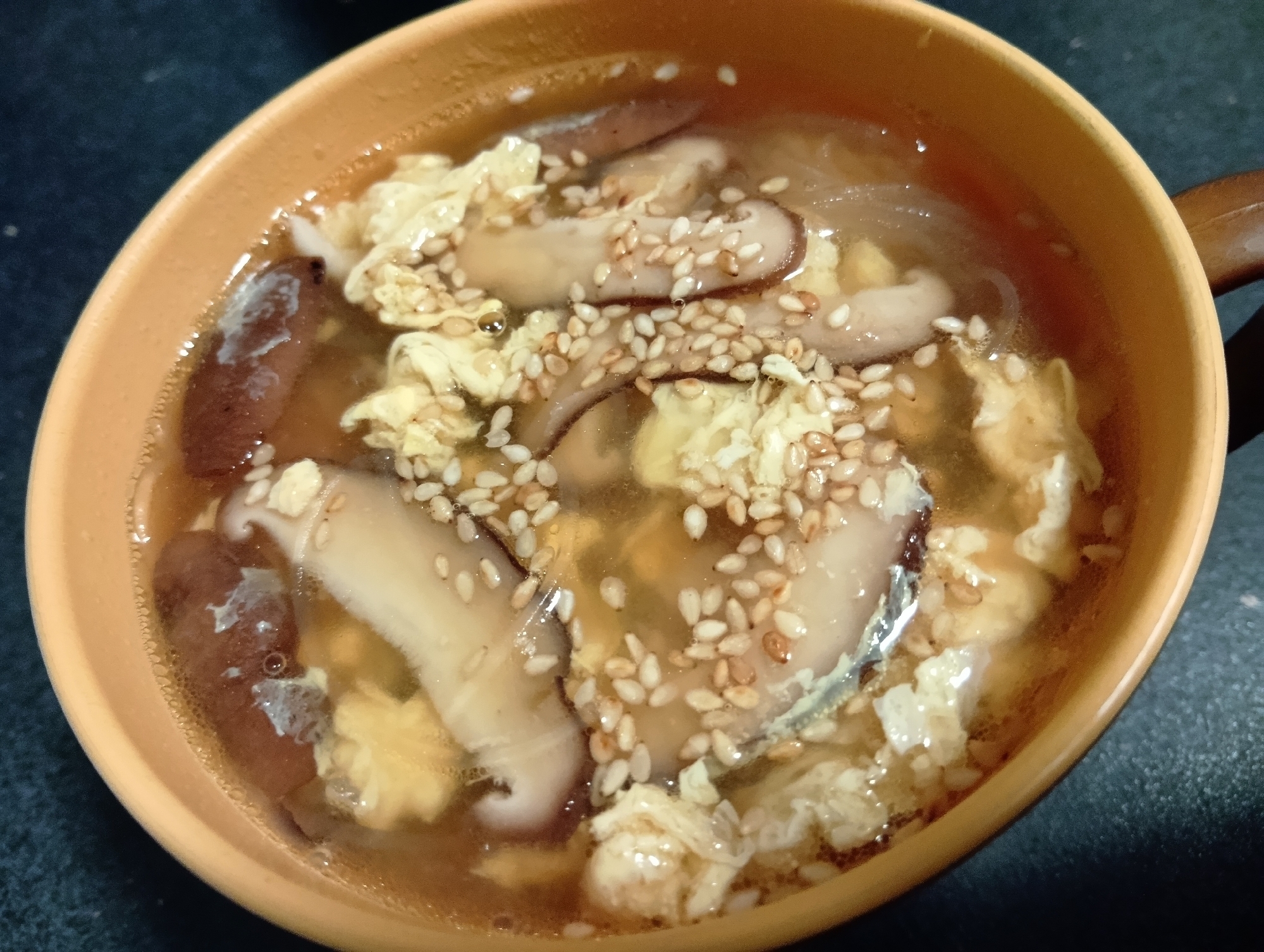 春の恵み! 春雨たまごスープ