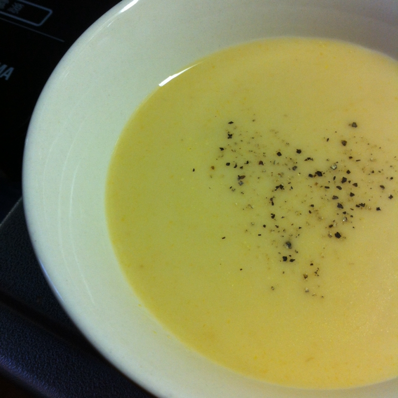 人参と豆腐のポタージュ