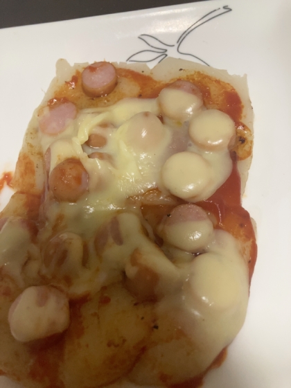 レンジ＆トースターで簡単もちピザ