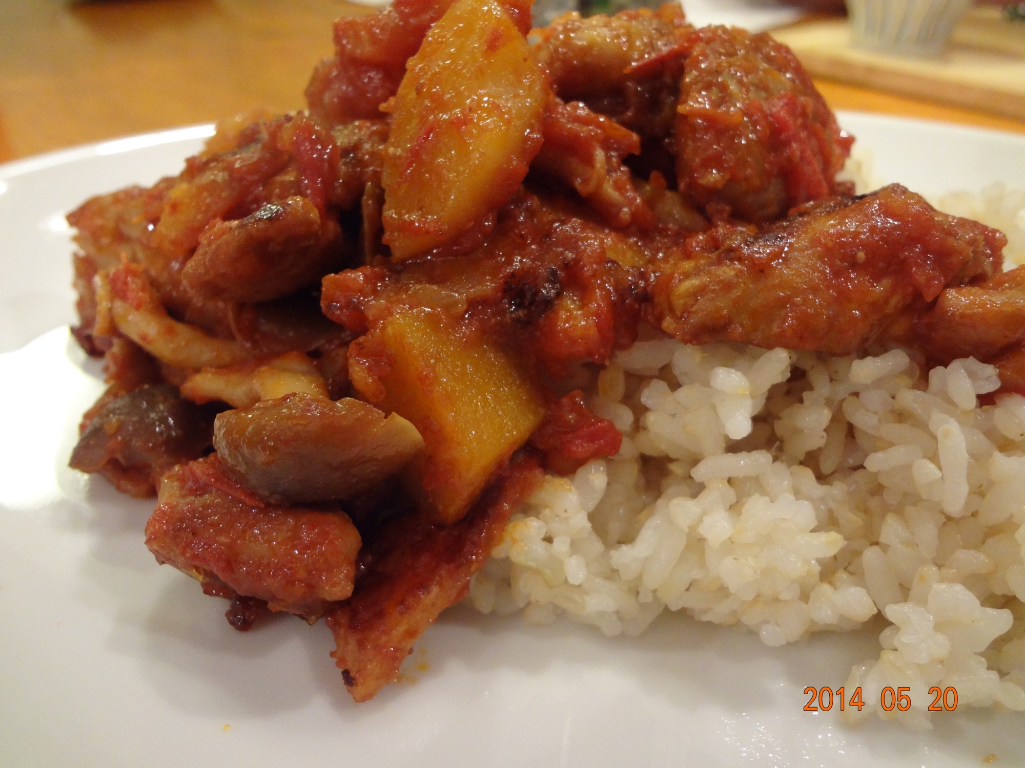 カレーが隠し味のチキントマト煮 レシピ 作り方 By 392boys 楽天レシピ