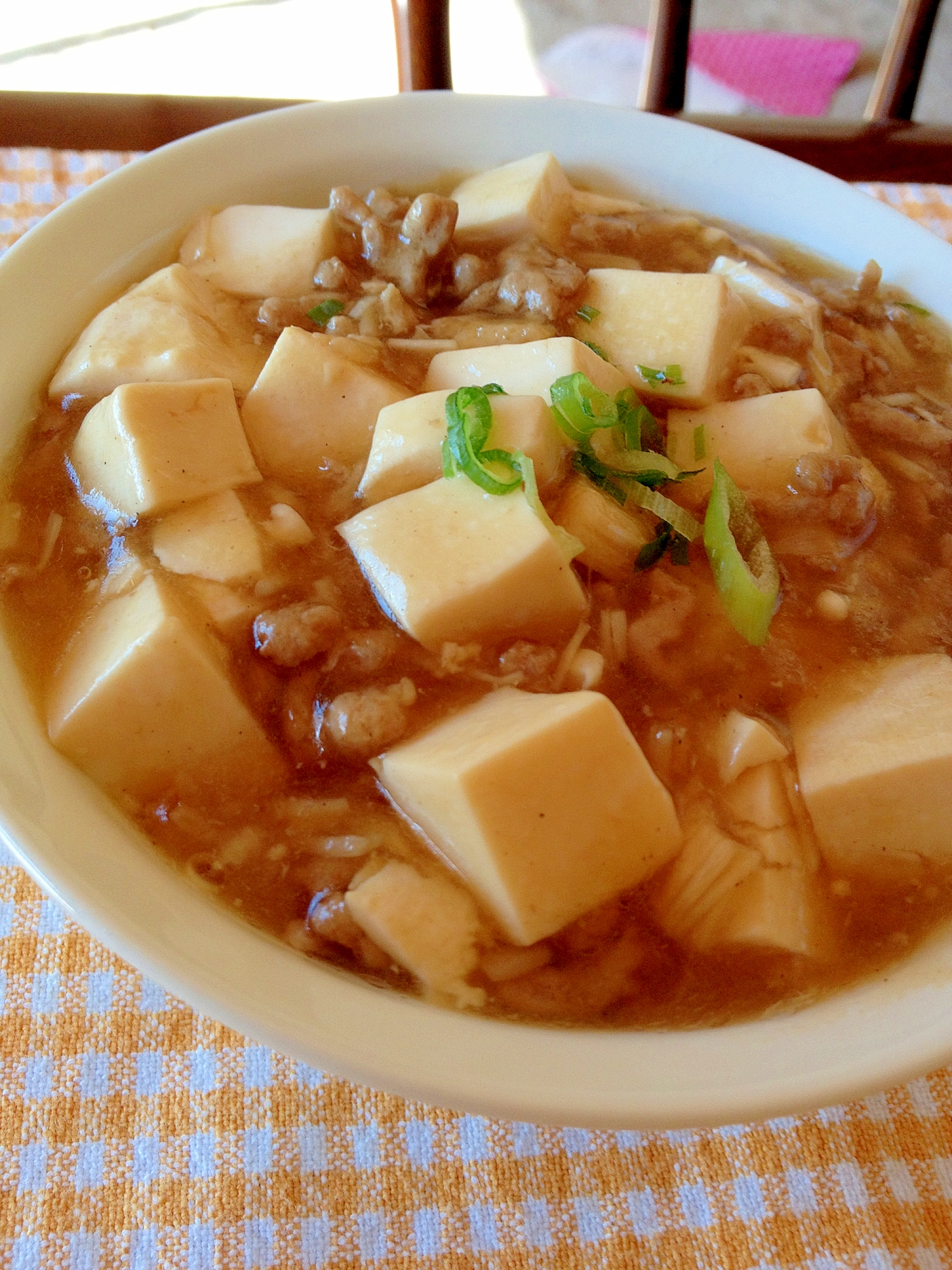 からくない麻婆豆腐♪