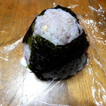 ちくわの生姜醤油煮のおにぎり弁当