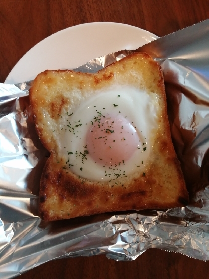 おはようございます☻朝食に焼きました！とても美味しかったです＼(^o^)／