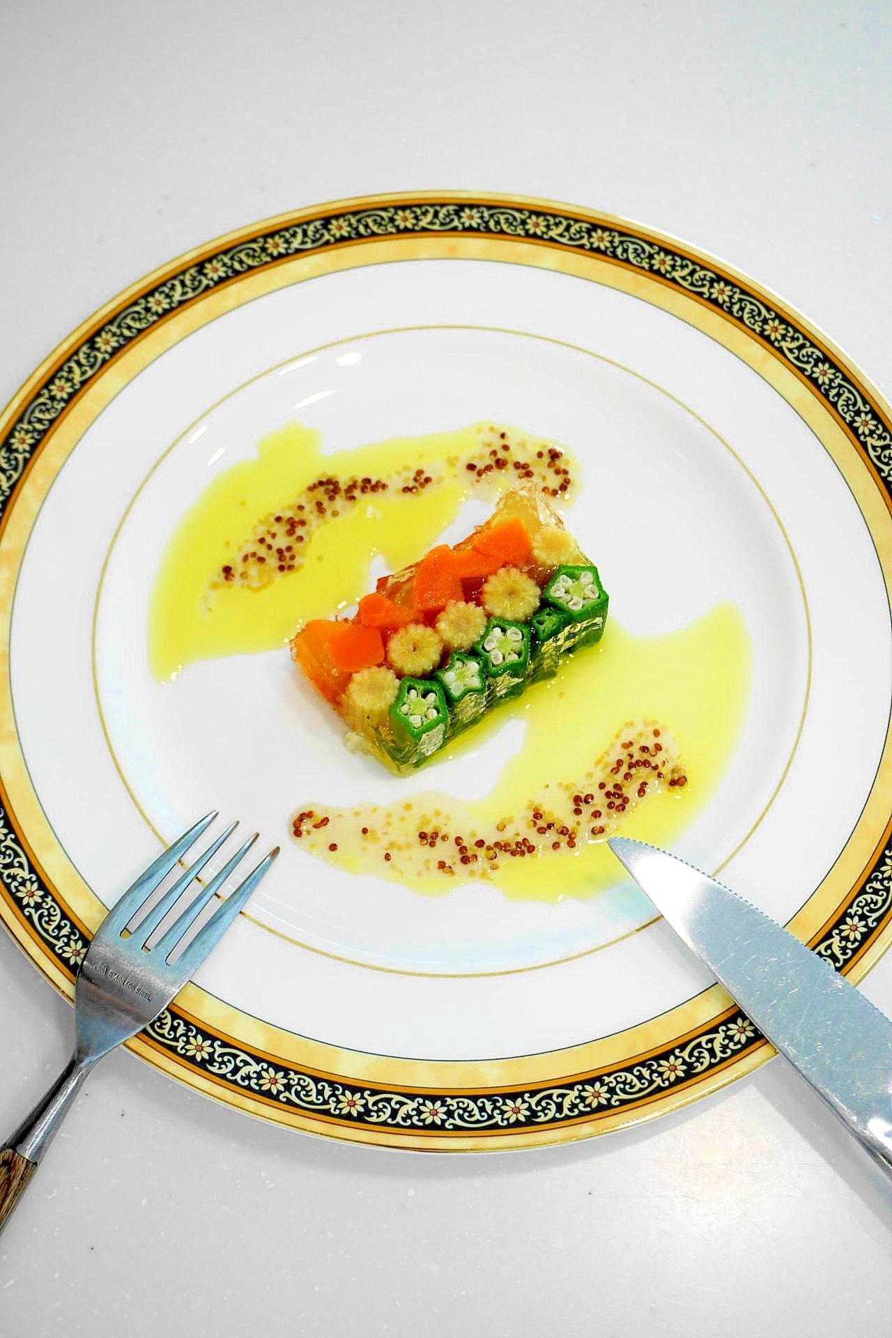 涼し気で美味 食卓の華になる 夏野菜のテリーヌ レシピ 作り方 By Oppeke22 楽天レシピ