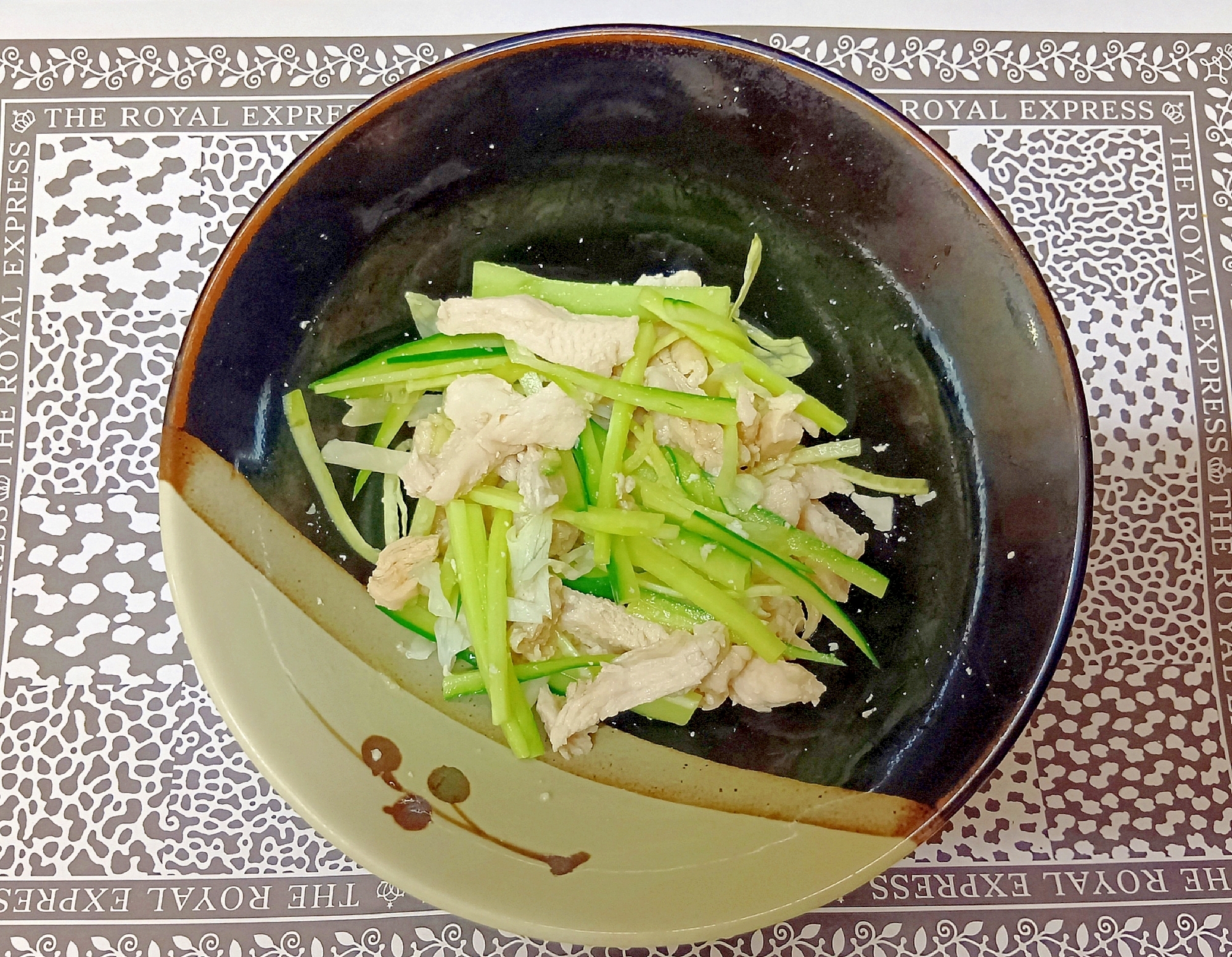 鶏むね肉の酢の物