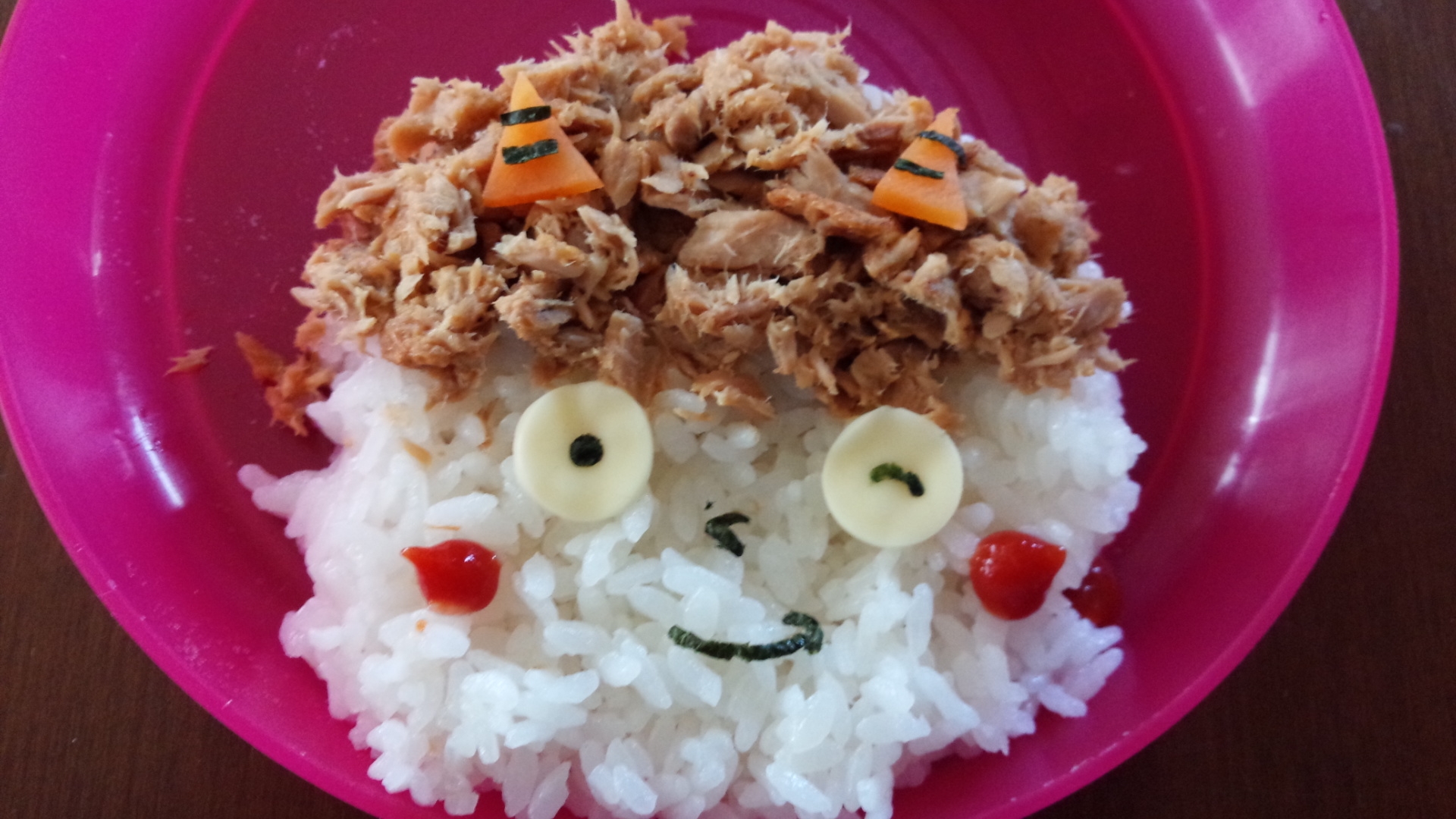 節分.鬼のそぼろ丼