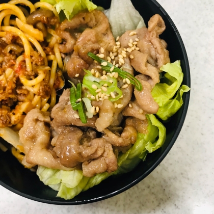 簡単！ボリューミー！生姜風味の焼き肉丼