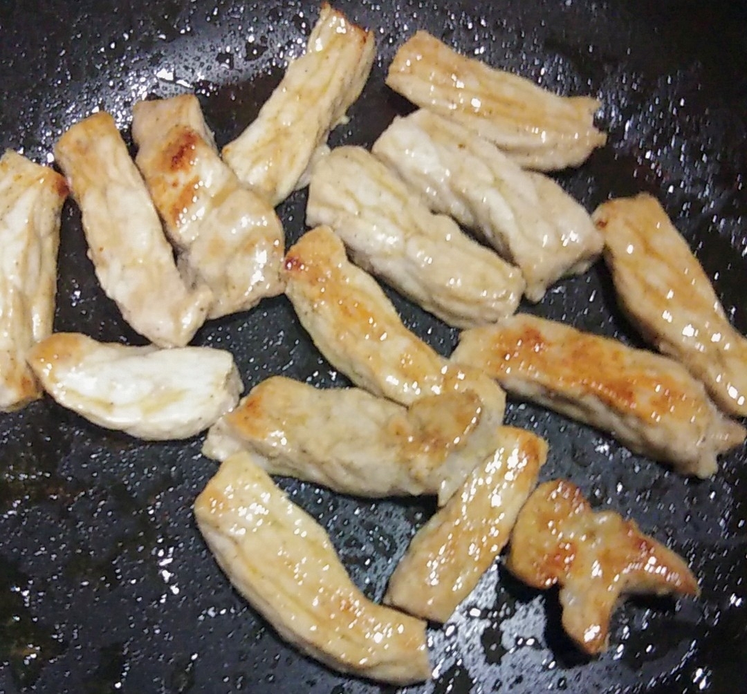 豚ロース肉のオリーブオイル焼き