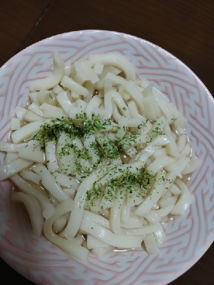 1歳2ヶ月子ども青のり味噌うどん