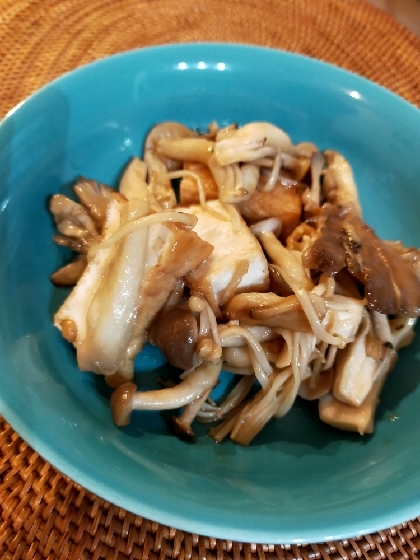 厚揚げでメイン♡厚揚げときのこの照り焼き