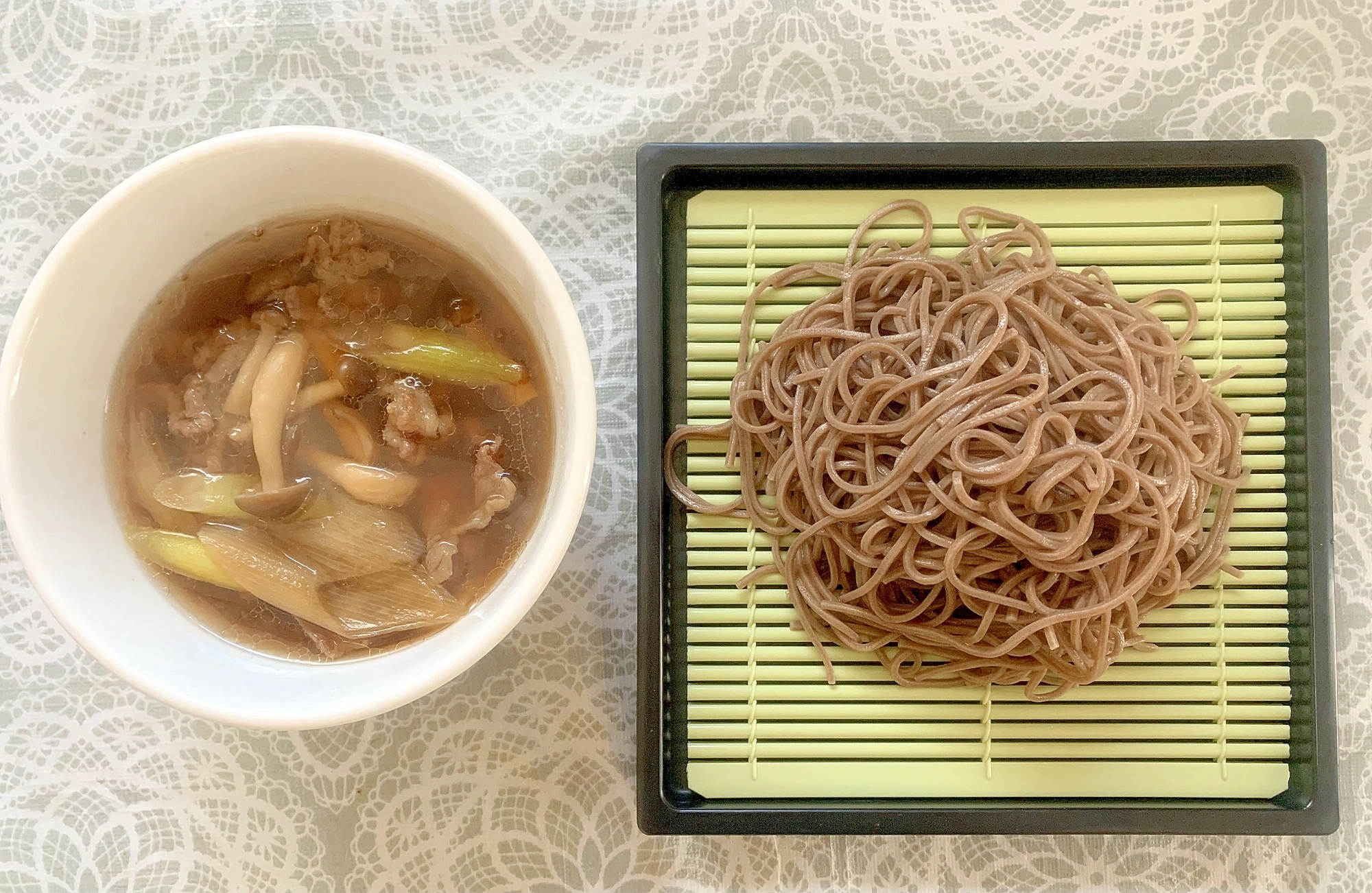 甘辛牛肉つけそば