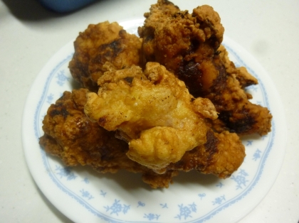 塩麹漬け鶏で♪鶏もも肉のさっぱりから揚げ