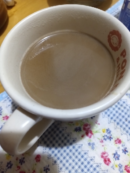 コーヒー濃いめで作りましたが、いつもよりまろやかで美味しかったです♪レシピありがとうございました☆