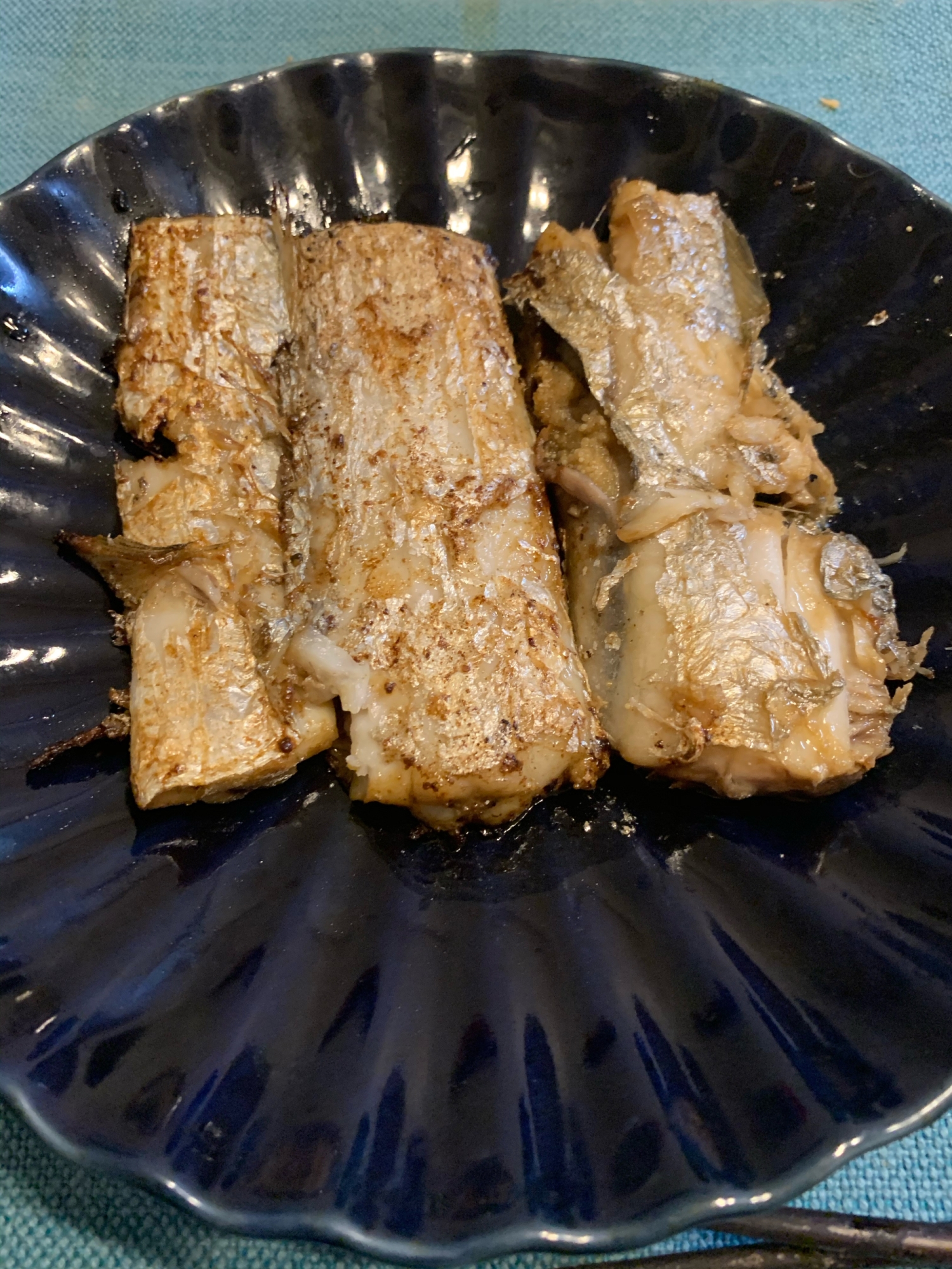 太刀魚のバターポン酢焼き