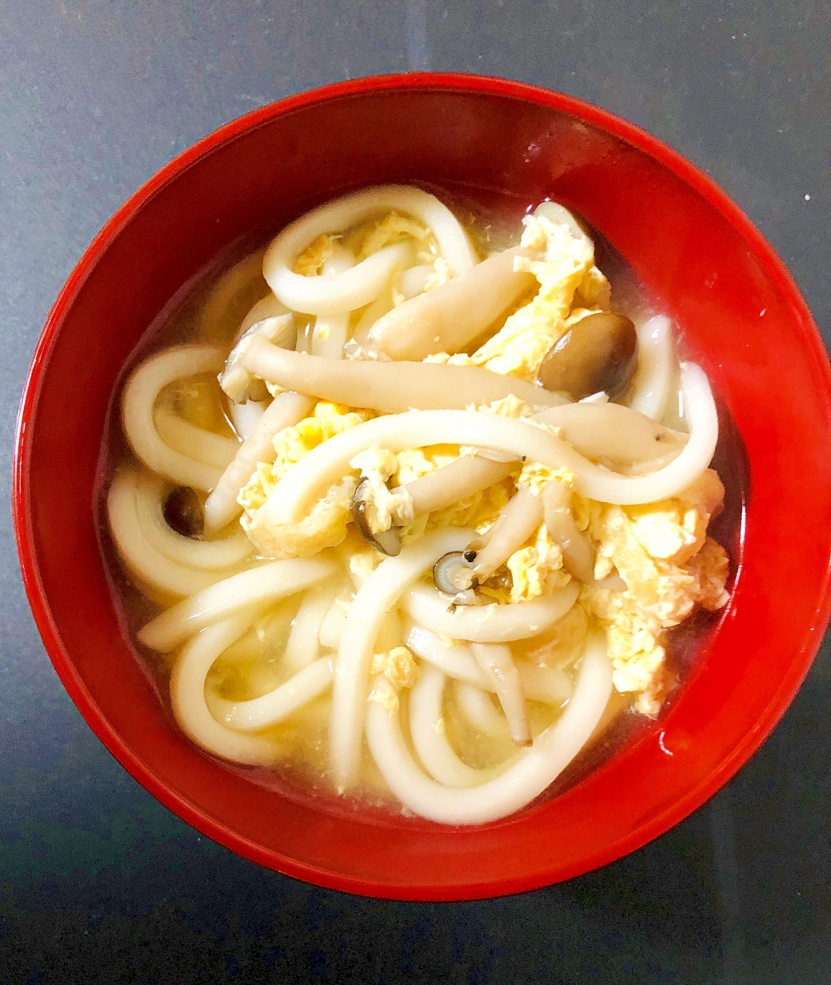 ほっこり！卵とじうどん