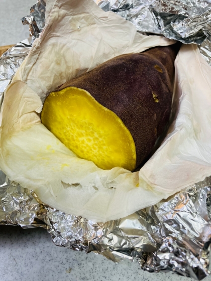 オーブンでねっとり焼き芋