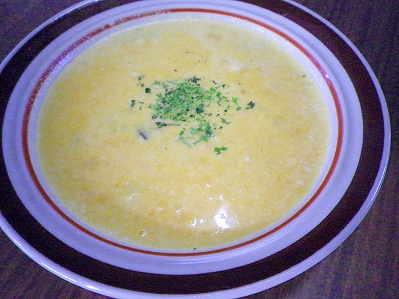 食べるカボチャのスープ