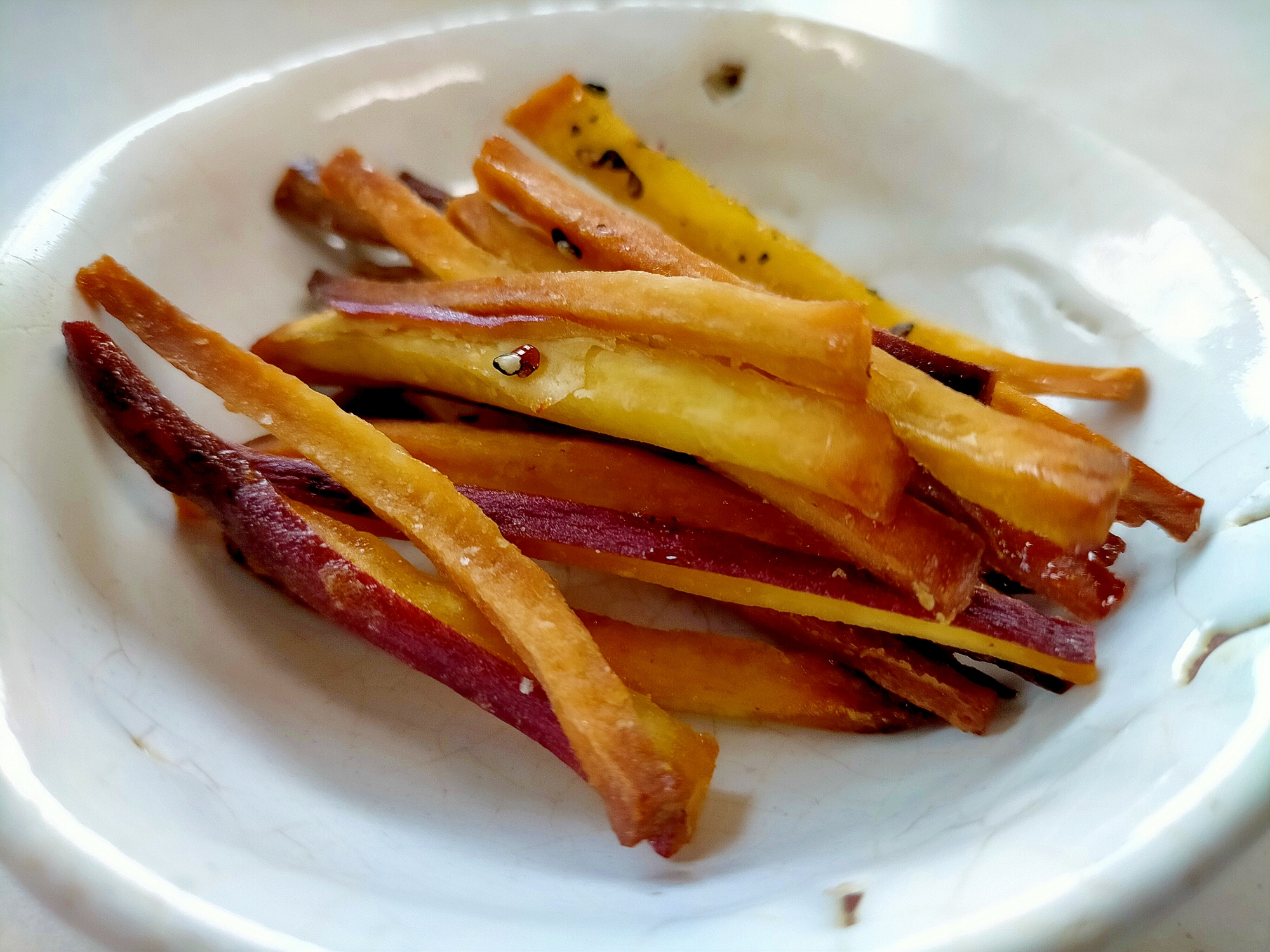 オーブンで焼くだけ甘辛美味しい塩芋けんぴ レシピ 作り方 By 星うさぎ 楽天レシピ オーブンで焼くだけ甘辛美味しい塩芋けんぴ レシピ 作り方 By 星うさぎ 楽天レシピ