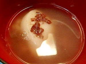 あずき雑煮 簡易版