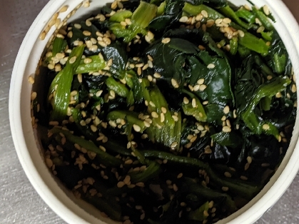 ほうれん草のごま和え