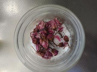 桜の花の塩漬けの保存