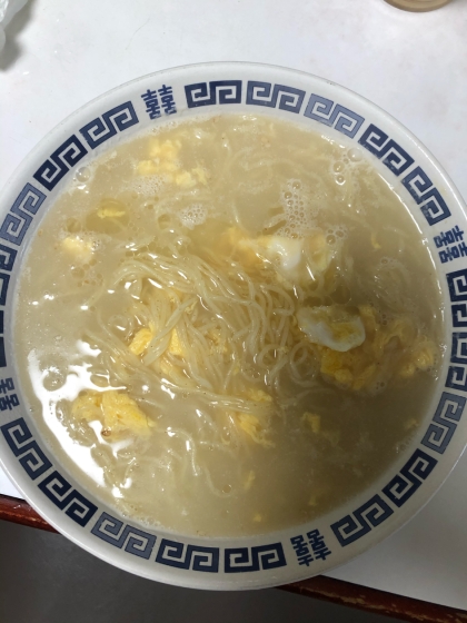 簡単卵とじラーメン