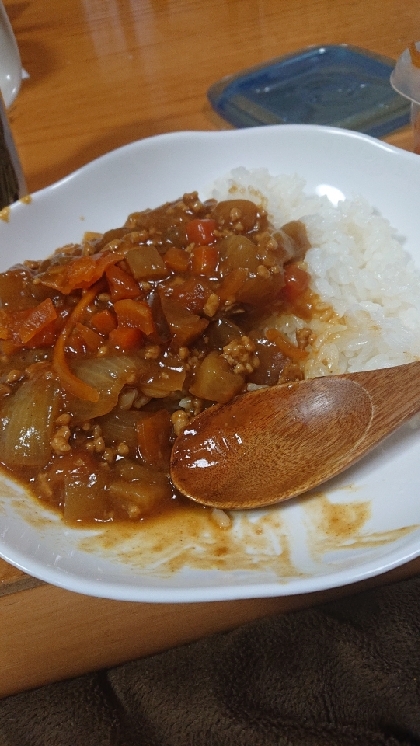 レンジ使用で簡単♪味染み大根の和風カレー