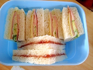 6枚切り食パンをきれいにサンドイッチ用にする方法 レシピ 作り方 By Kiyu2297 楽天レシピ