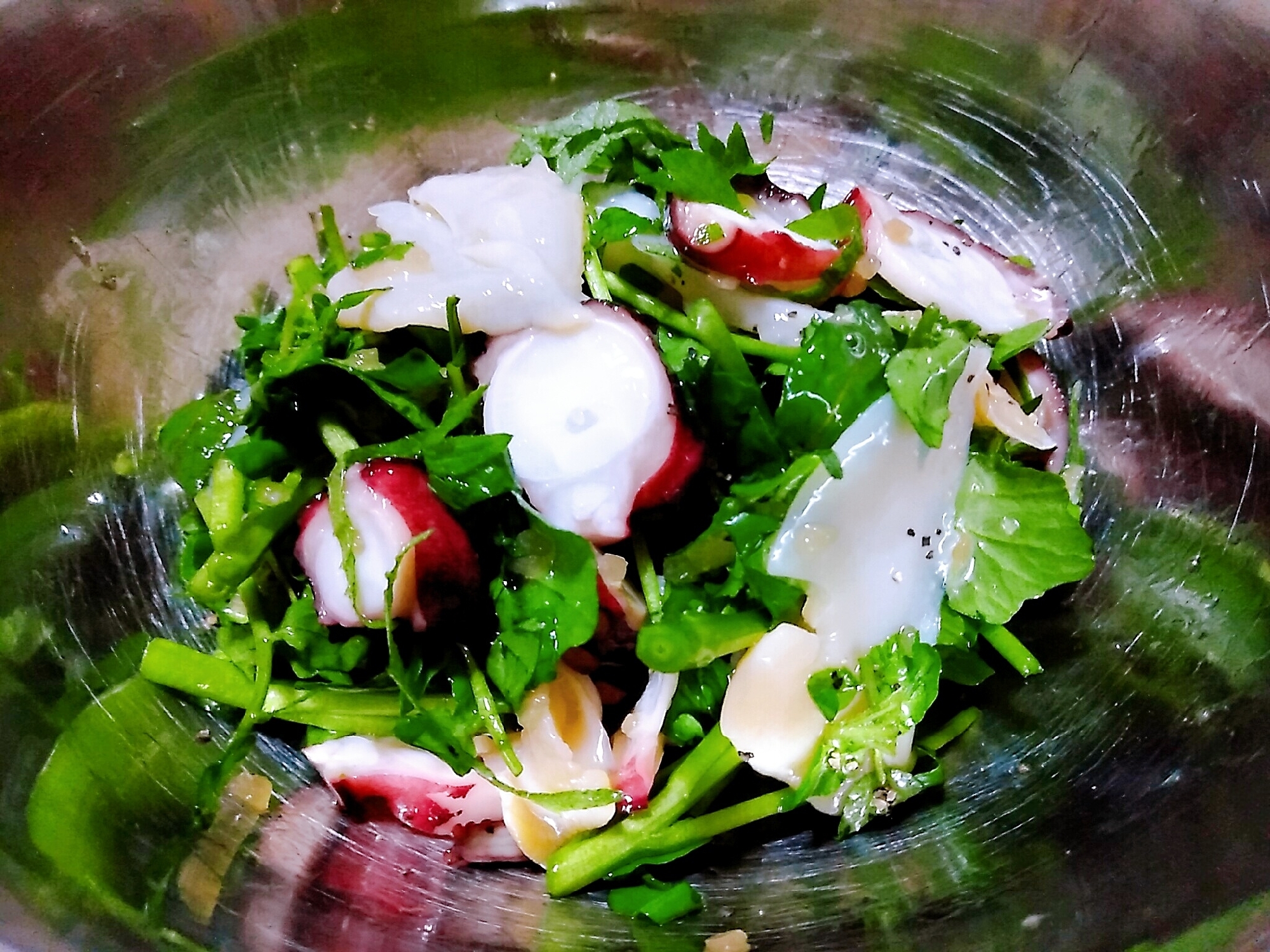 つぶ貝とタコの玉ねぎポン酢サラダ レシピ 作り方 By 愛情食堂300縁レシピ 楽天レシピ