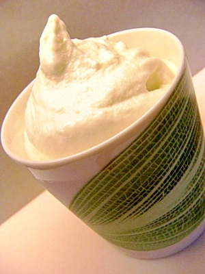 さっぱり✿緑茶ミルクアイス