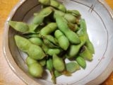 おいしかったです。我が家で収穫した枝豆を茹でました。
