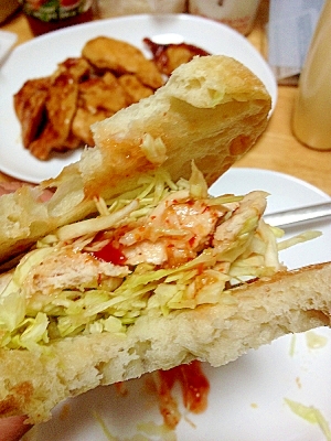 甘っ！辛っ！旨っ！のチキンサンド