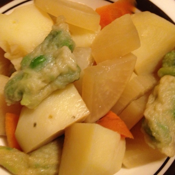 じゃがいもと大根と人参と枝豆揚げの煮物 レシピ 作り方 By Tommeg12 楽天レシピ じゃがいもと大根と人参と枝豆揚げの煮物 レシピ 作り方 By Tommeg12 楽天レシピ
