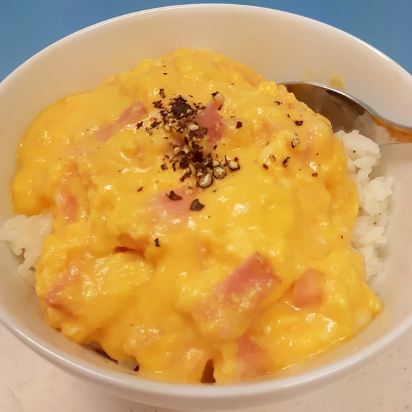 電子レンジde 卵かけご飯 カルボナーラ風 レシピ 作り方 By Acchan66 楽天レシピ 電子レンジde 卵かけご飯 カルボナーラ風 レシピ 作り方 By Acchan66 楽天レシピ