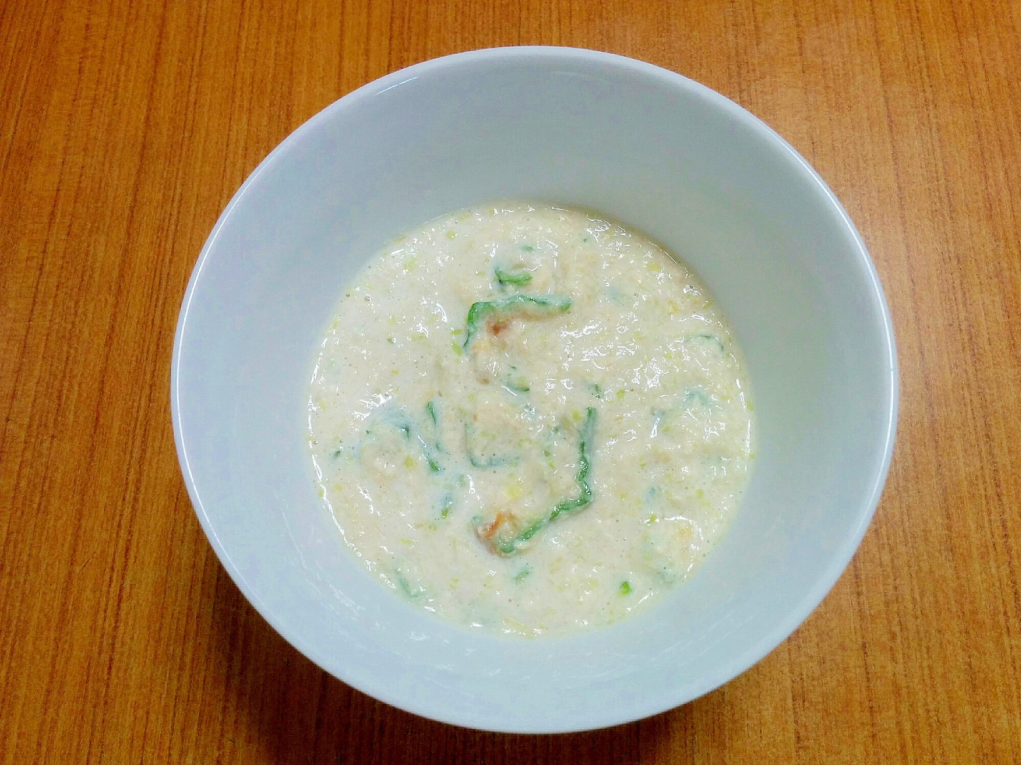 キャベツオクラのお豆腐スープ