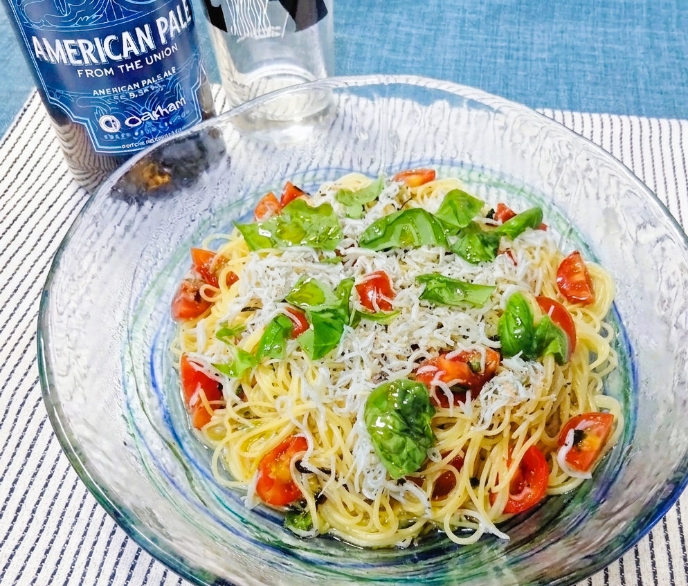 初夏にオススメ！しらすとトマトの冷製パスタ