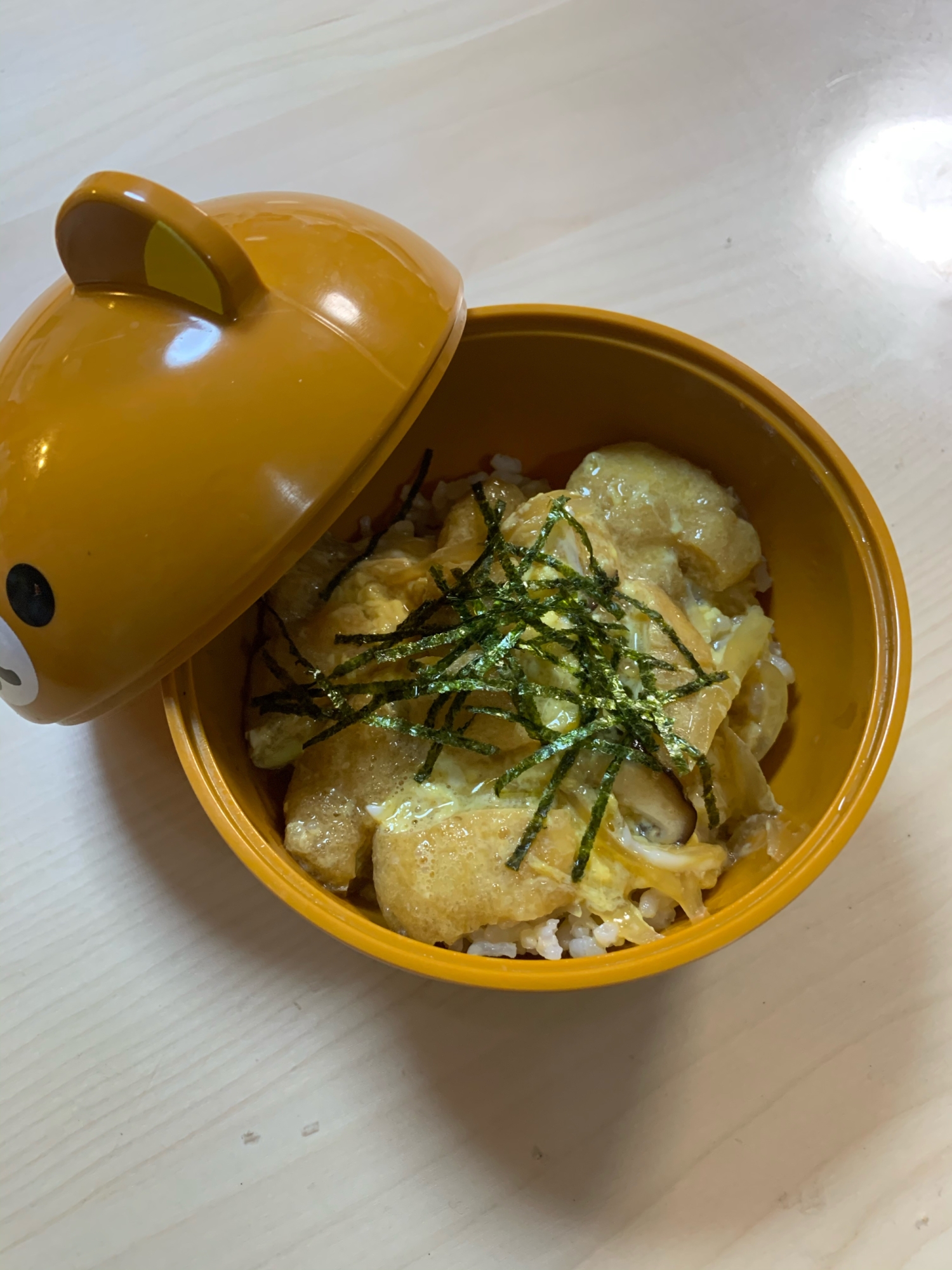 おあげさんが美味しい！キツネ丼。