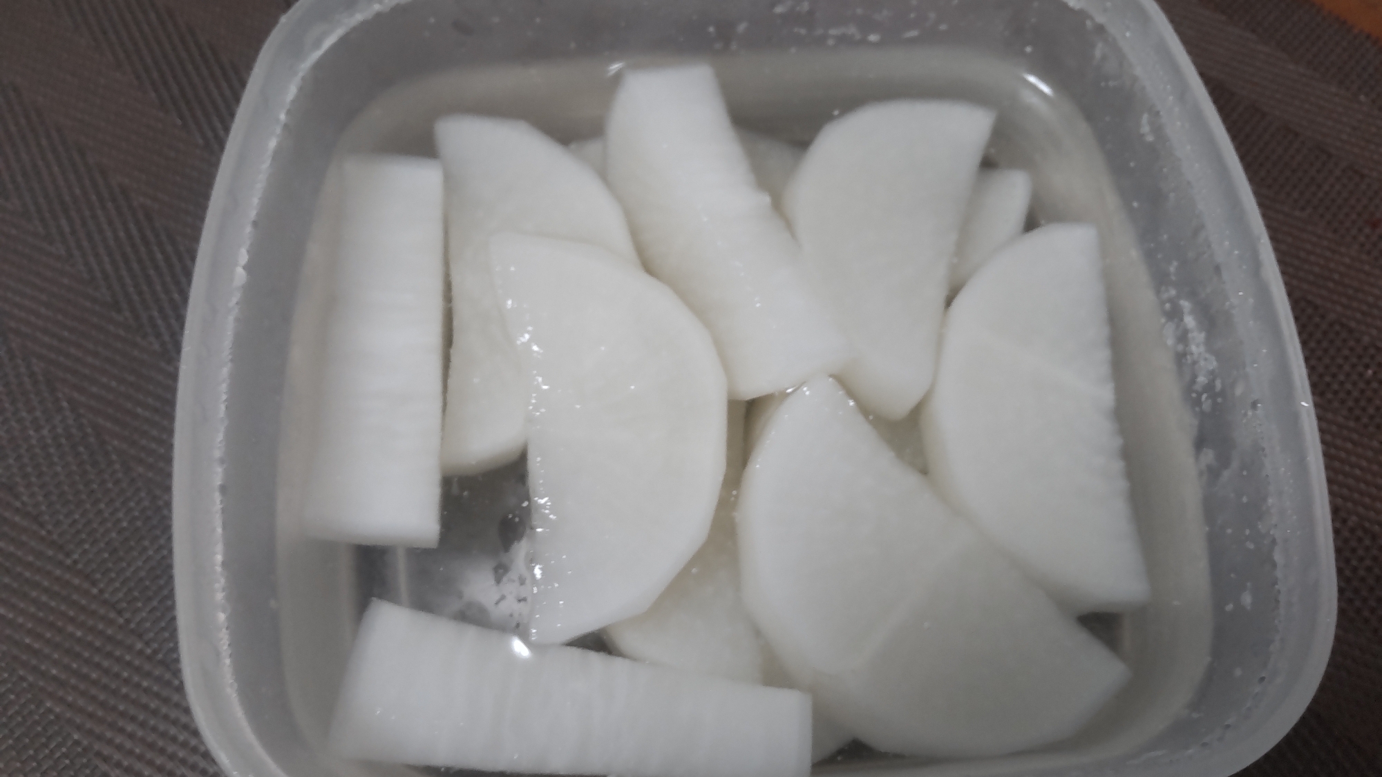 大根の下ゆで保存方法