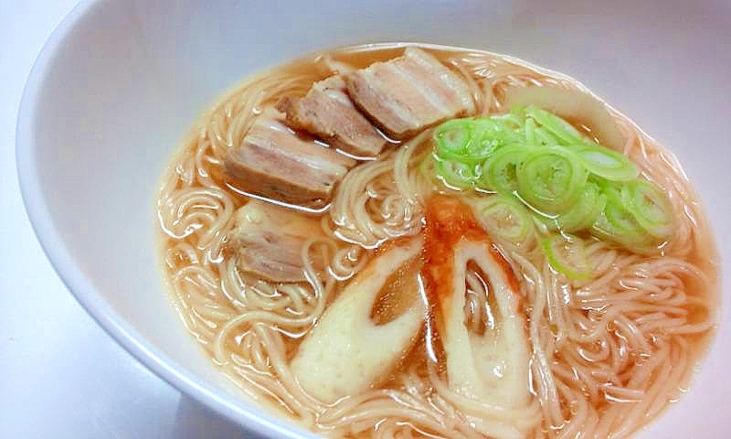 ゆで豚のにゅうめん