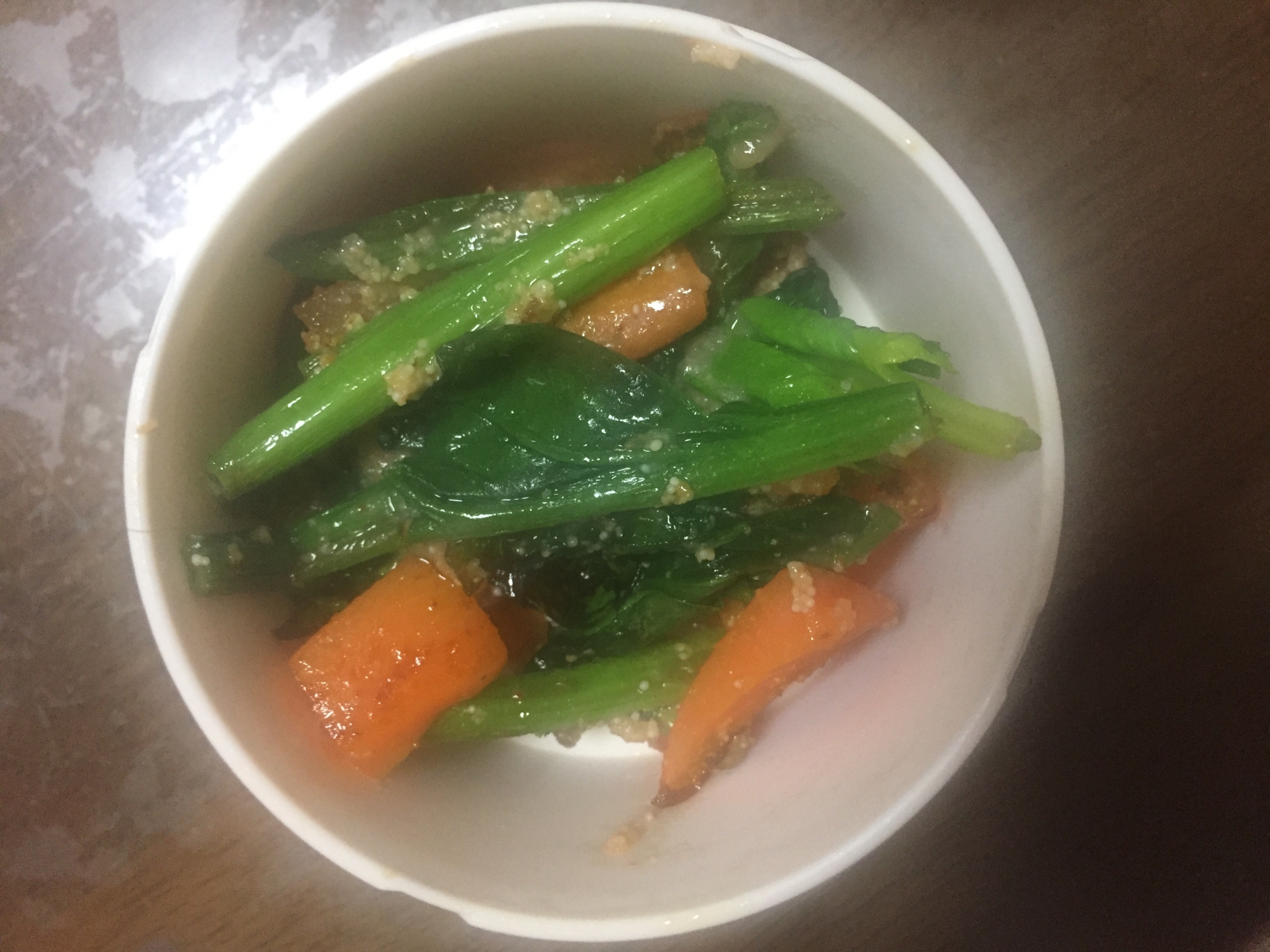 にんじんとほうれん草の明太子炒め レシピ 作り方 By りんりんりんりんりんりんりんりんりん 楽天レシピ