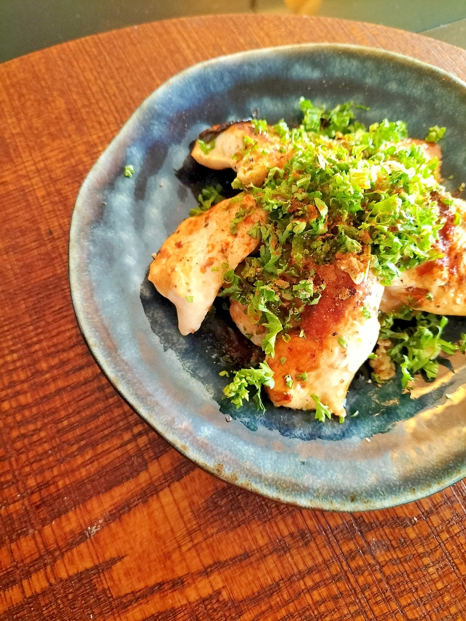 鶏むねのエスニック焼き♩