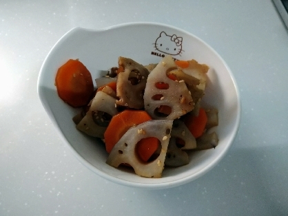 調味料3つで簡単！にんじんとレンコンのきんぴら