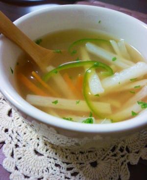 山芋シャキシャキ☆野菜スープ
