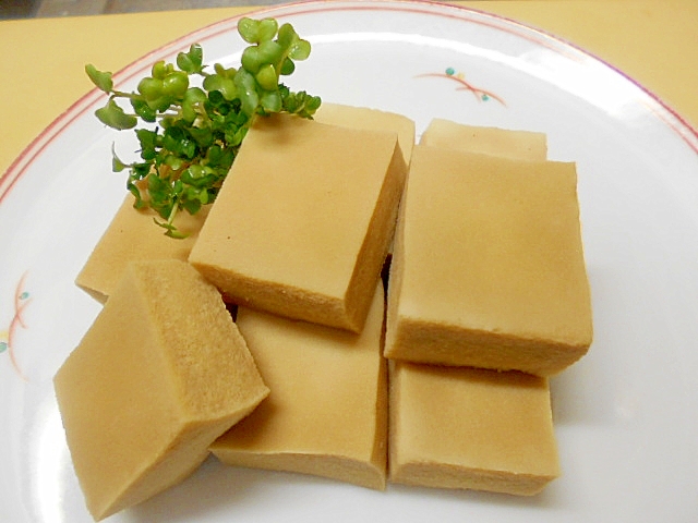 レンジで簡単★高野豆腐の簡単煮★